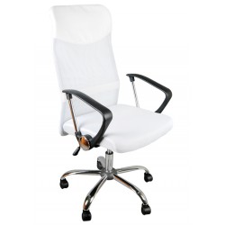 Fotel biurowy GIOSEDIO biały,model BSX002