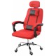 OFFICE ARMCHAIR RCA BLACK & RED
