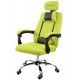 Fotel biurowy GIOSEDIO limonkowy, model GPX014