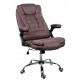 Kancelářská židle GIOSEDIO hnědý látka, model FBJ003