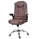 Kancelářská židle GIOSEDIO hnědý látka, model FBJ003
