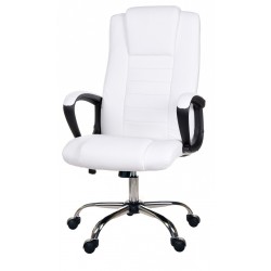 Fotel biurowy GIOSEDIO biały, model FBS002
