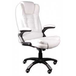 Kancelářské židle s masáží BRUNO bílá