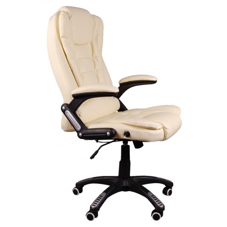 Kancelářské židle s masáží BRUNO béžový