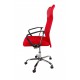 Fotel biurowy BSX czerwony
